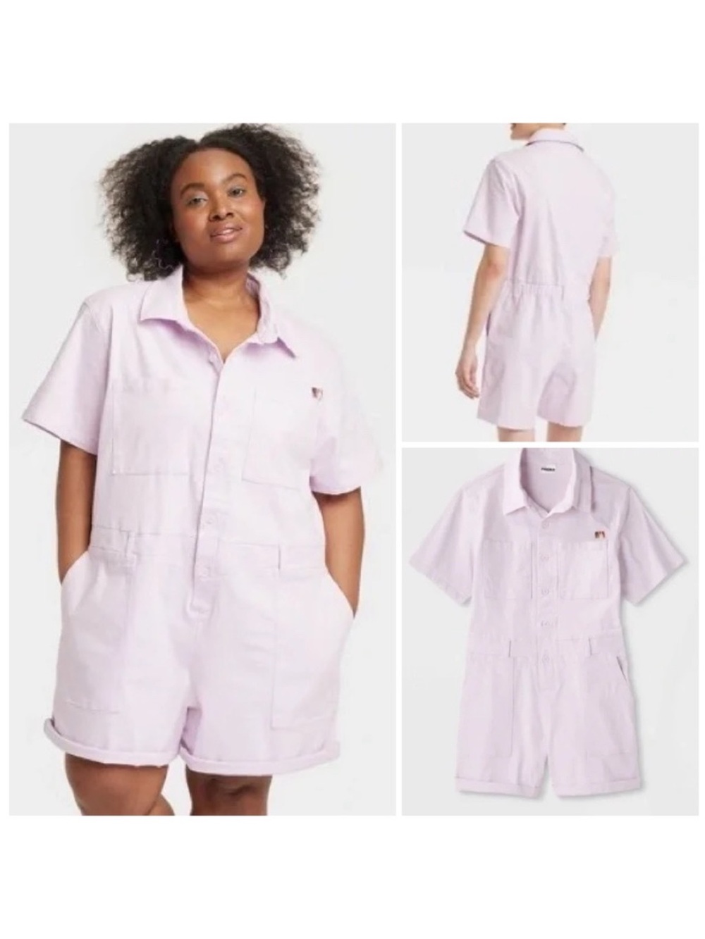 🌈 Target Pride Romper Lilac Jumpsuit Like New Small Unisex